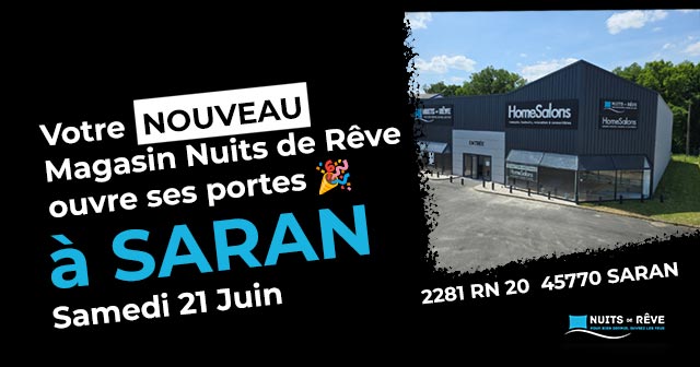 ouverture nouveau magasin SARAN 