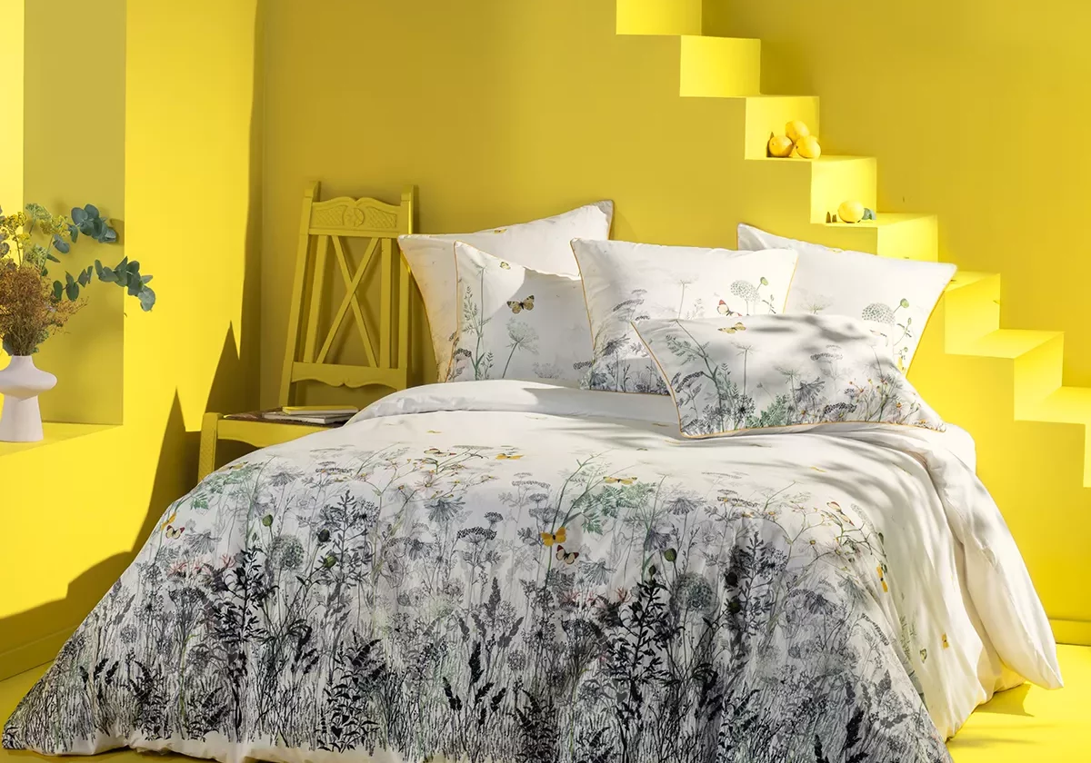 parure-de-lit-percale-de-coton-lave-imprime-multicolore-ecru-escapades-magiques-naturel